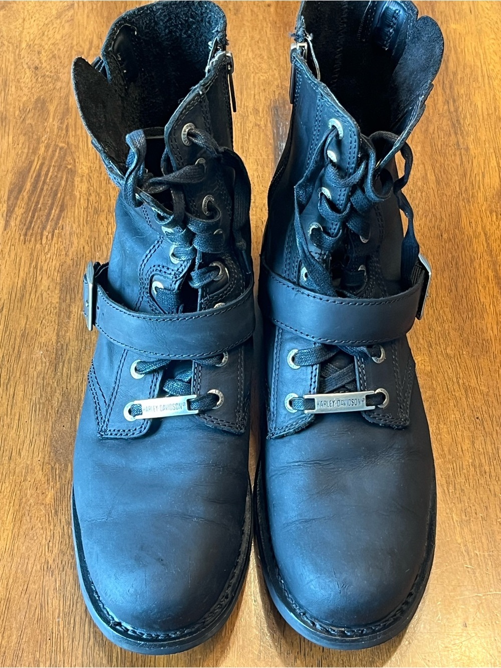 Harley Davidson Ranger Moto Harness Leather Riding Boots Mens 11 - Picture 7 of 14